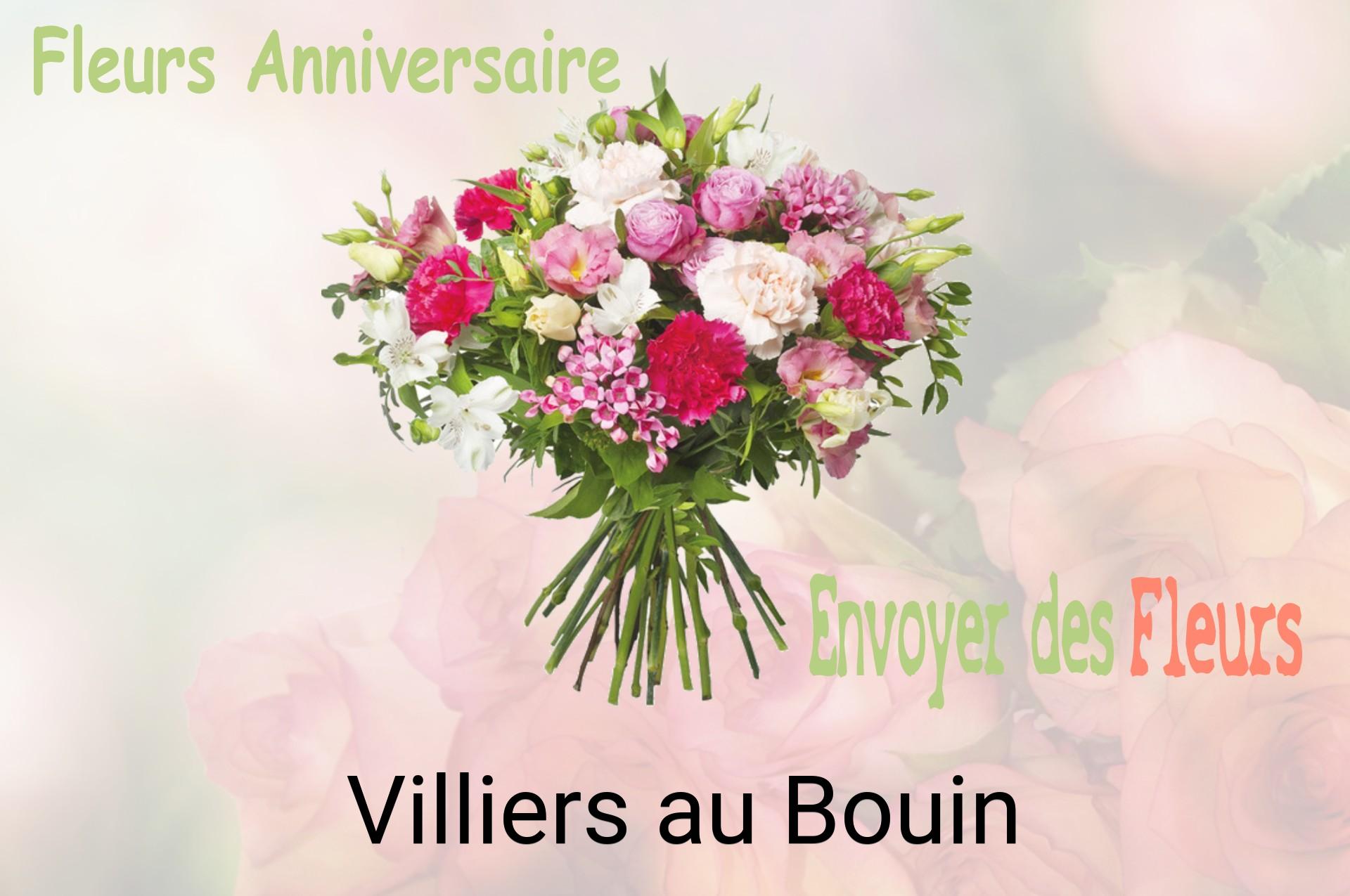 Bouquet de fleurs d’anniversaire livré à Villiers-au-Bouin