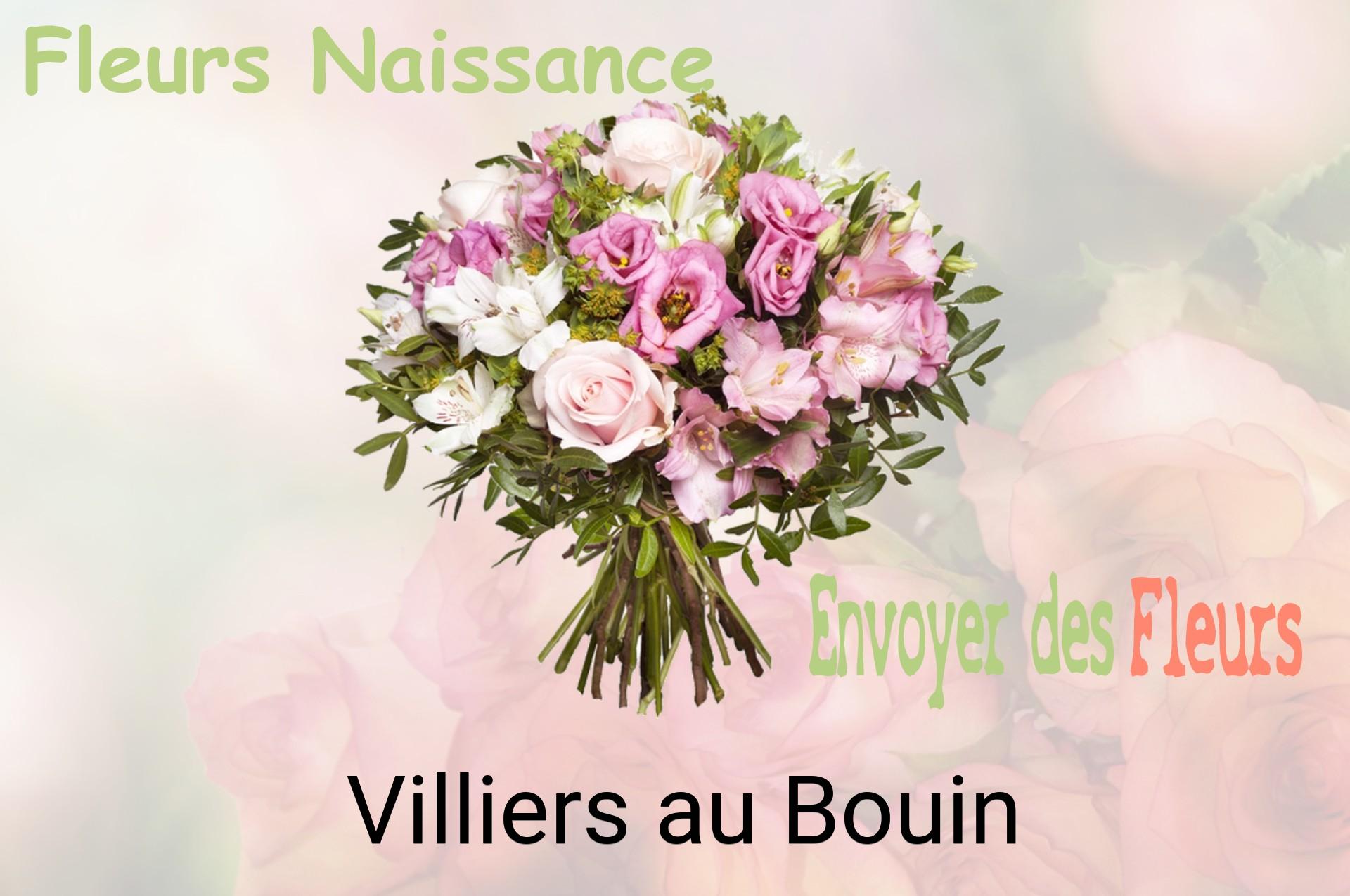 Bouquet de fleurs de naissance livré à Villiers-au-Bouin